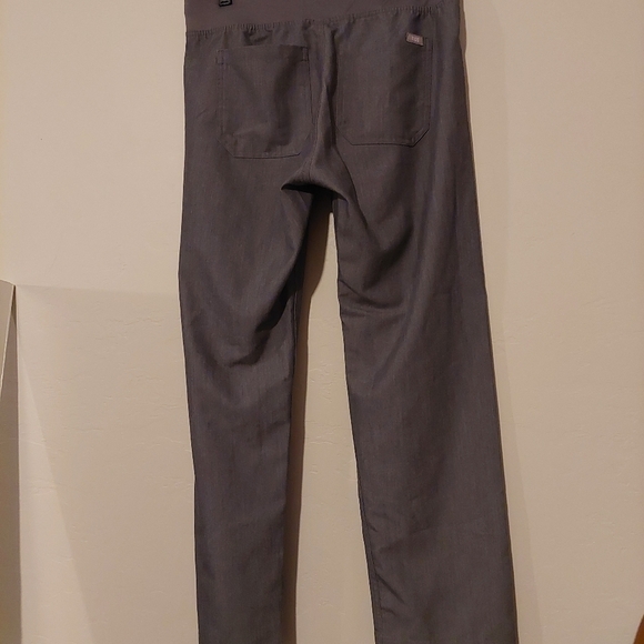 Figs Gray Scrub Pants S Medical Field Nursing Wear Comfort - Picture 2 of 9